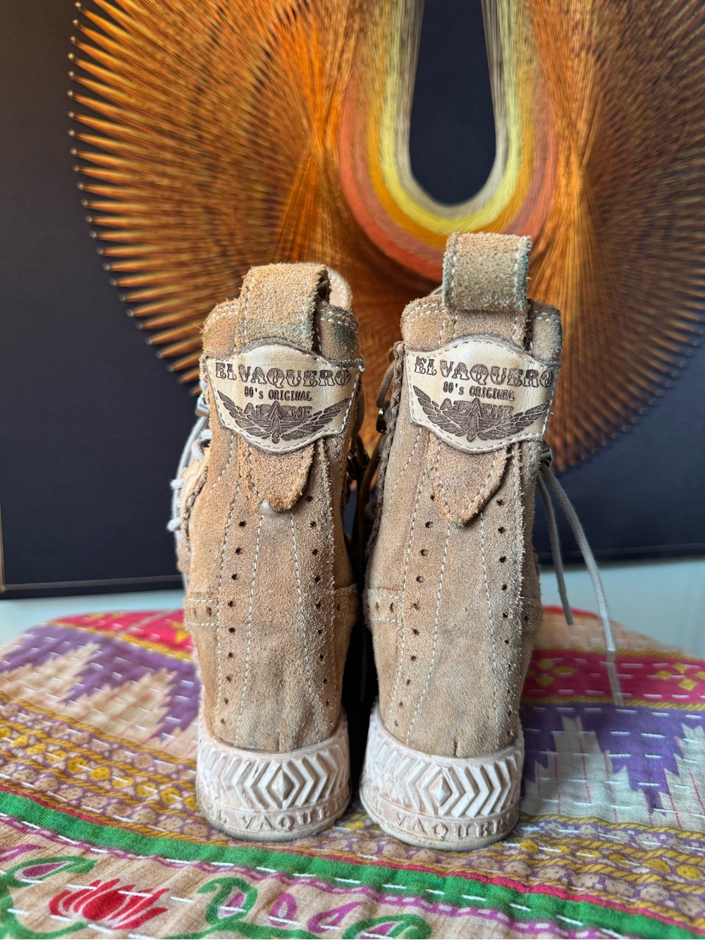 El Vaquero Agnes Hidden Wedge Ankle Boot 38/ 7.5 or 8 - Picture 8 of 16